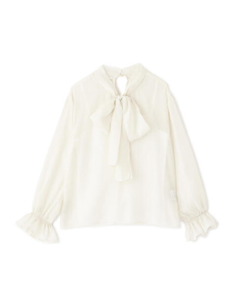 PROPORTION BODY DRESSING(プロポーションボディドレッシング)の「ビックリボンシアーブラウス / 1215110304(シャツ/ブラウス・レディース・ホワイト系その他/イエロー/ブルー・SMALL/MEDIUM)」の18枚目の写真