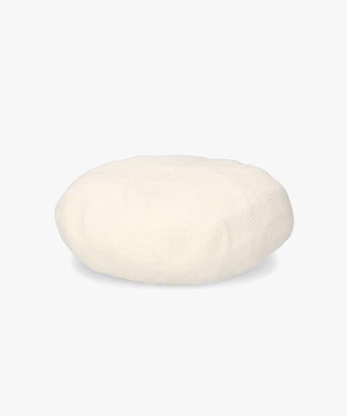 arth(アース)の「arth Washi/OGC Knit Beret / アース(ハンチング/ベレー帽・レディース・ブラック/ホワイト/ブラウン・FREE)」の4枚目の写真
