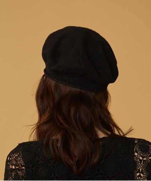 arth(アース)の「arth Washi/OGC Knit Beret / アース(ハンチング/ベレー帽・レディース・ブラック/ホワイト/ブラウン・FREE)」の18枚目の写真