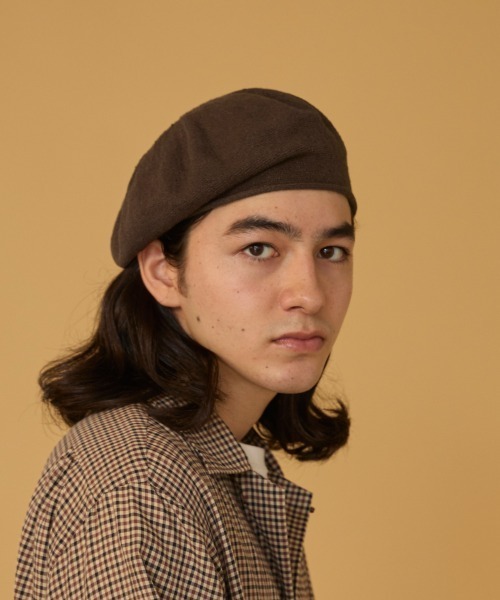 arth(アース)の「arth Washi/OGC Knit Beret / アース(ハンチング/ベレー帽・レディース・ブラック/ホワイト/ブラウン・FREE)」の10枚目の写真