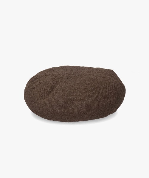 arth(アース)の「arth Washi/OGC Knit Beret / アース(ハンチング/ベレー帽・レディース・ブラック/ホワイト/ブラウン・FREE)」の8枚目の写真