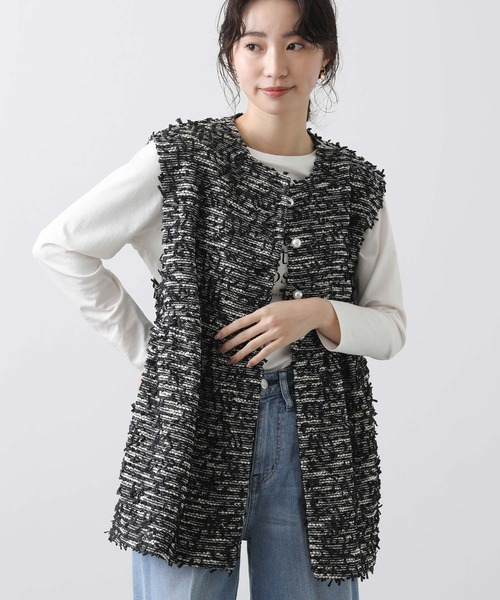 Gready Brilliant（グレディブリリアン）の「LUリボンツイードベスト