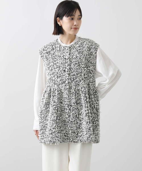 Gready Brilliant（グレディブリリアン）の「LUリボンツイードベスト