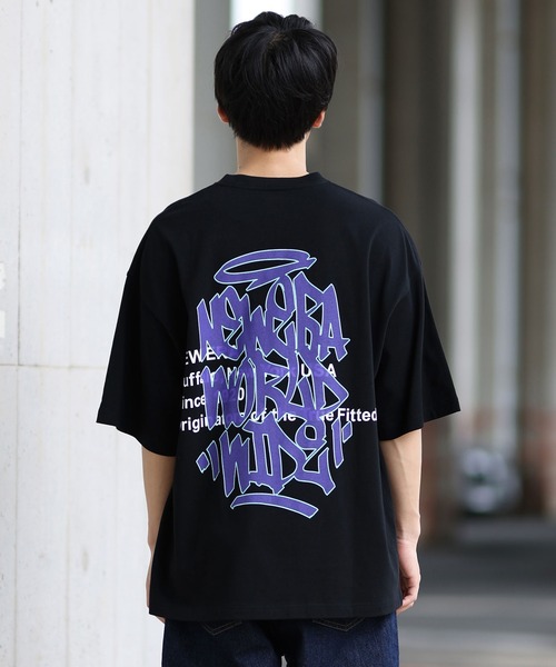 NEW ERA（ニューエラ）の「NEW ERA/ニューエラ 半袖Tシャツ バックプリント 14410049/14410050/14410051/14670932（Tシャツ/カットソー・メンズ・ブラック/ベージュ/ライトブルー/ホワイト・M/L/XL/XXL）」の15枚目の写真