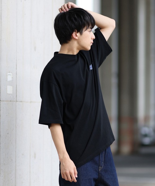 NEW ERA（ニューエラ）の「NEW ERA/ニューエラ 半袖Tシャツ バックプリント 14410049/14410050/14410051/14670932（Tシャツ/カットソー・メンズ・ブラック/ベージュ/ライトブルー/ホワイト・M/L/XL/XXL）」の16枚目の写真