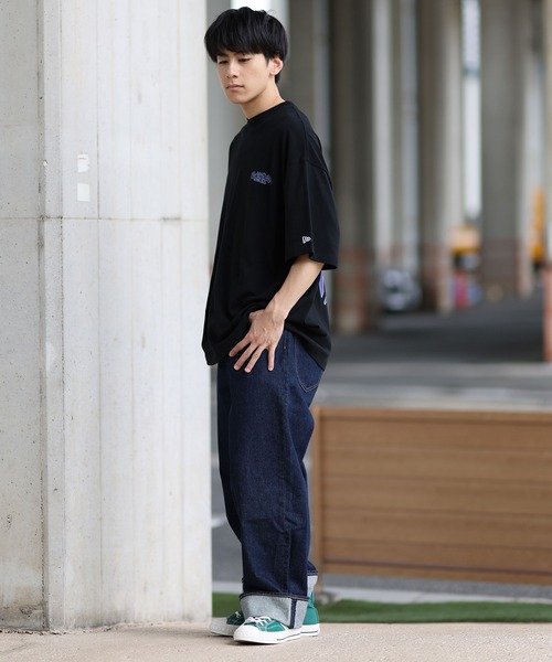 NEW ERA（ニューエラ）の「NEW ERA/ニューエラ 半袖Tシャツ バックプリント 14410049/14410050/14410051/14670932（Tシャツ/カットソー・メンズ・ブラック/ベージュ/ライトブルー/ホワイト・M/L/XL/XXL）」の18枚目の写真