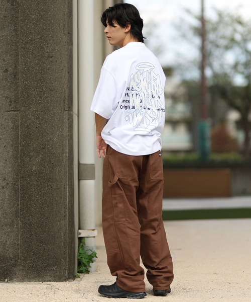 NEW ERA（ニューエラ）の「NEW ERA/ニューエラ 半袖Tシャツ バックプリント 14410049/14410050/14410051/14670932（Tシャツ/カットソー・メンズ・ブラック/ベージュ/ライトブルー/ホワイト・M/L/XL/XXL）」の10枚目の写真