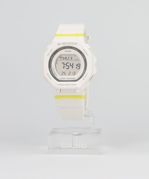 G-SHOCK(ジーショック)の「ステップトラッカー / GMD-B300SC-7JF(デジタル腕時計・レディース・ホワイト×イエロー・FREE)」の6枚目の写真