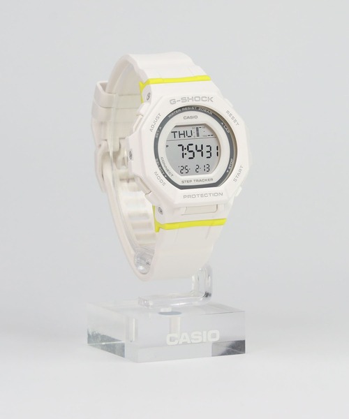 G-SHOCK(ジーショック)の「ステップトラッカー / GMD-B300SC-7JF(デジタル腕時計・レディース・ホワイト×イエロー・FREE)」の7枚目の写真