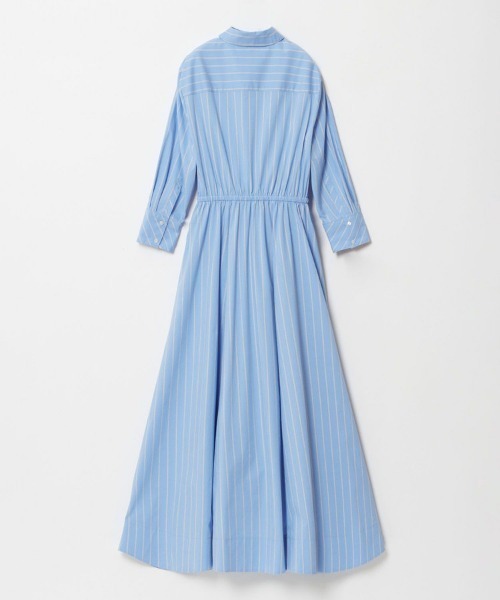 allureville（アルアバイル）の「ピンストライプノットシャツワンピース（シャツワンピース・レディース・ブルー/ベージュ・1/2）」の16枚目の写真