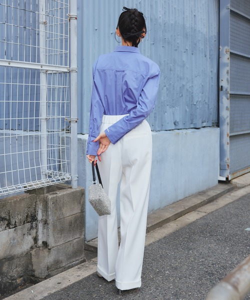 Narcissus（ナルシス）の「ワイドパンツ　セットアップ（その他パンツ・レディース・ブラック/ホワイト・FREE）」の6枚目の写真