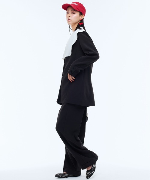 Narcissus（ナルシス）の「ワイドパンツ　セットアップ（その他パンツ・レディース・ブラック/ホワイト・FREE）」の12枚目の写真