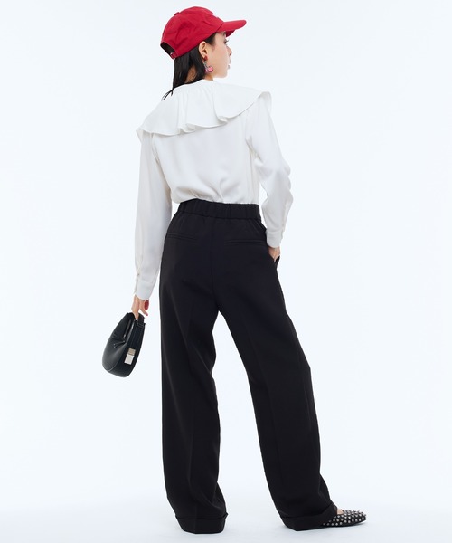 Narcissus（ナルシス）の「ワイドパンツ　セットアップ（その他パンツ・レディース・ブラック/ホワイト・FREE）」の11枚目の写真