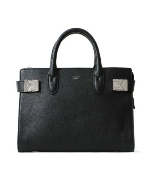 PELLE MORBIDA（ペッレモルビダ）の「Maiden Voyage（メイデンヴォヤージュ） MB084-ミニボストンバッグ（ハンドバッグ・メンズ・レッド/オレンジ/ネイビー/チャコールグレー/ベージュ/ブラック・FREE）」の2枚目の写真