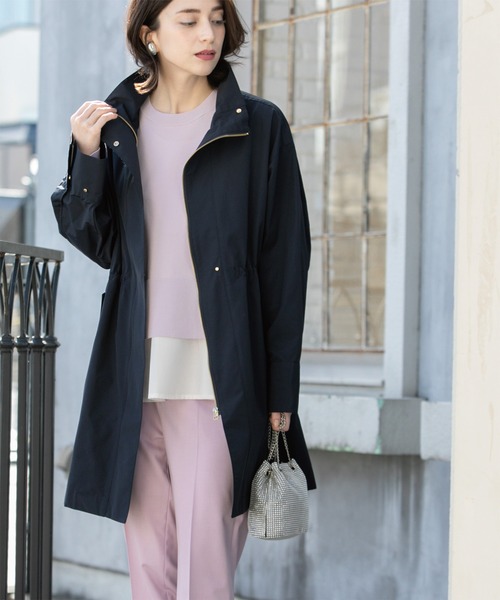 OPAQUE.CLIP（オペークドットクリップ）の「《CLASSY掲載》ミドルスタンドコート【洗濯機洗い可】（その他アウター・レディース・オフホワイト/ネイビー・36/38/40）」の19枚目の写真