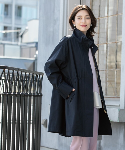 OPAQUE.CLIP（オペークドットクリップ）の「《CLASSY掲載》ミドルスタンドコート【洗濯機洗い可】（その他アウター・レディース・オフホワイト/ネイビー・36/38/40）」の20枚目の写真