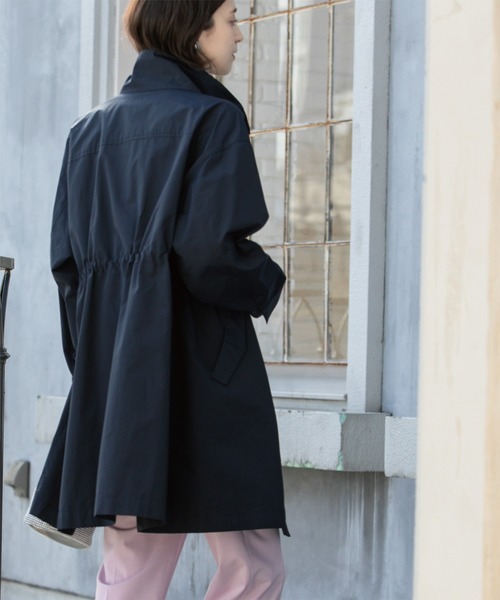 OPAQUE.CLIP（オペークドットクリップ）の「《CLASSY掲載》ミドルスタンドコート【洗濯機洗い可】（その他アウター・レディース・オフホワイト/ネイビー・36/38/40）」の21枚目の写真