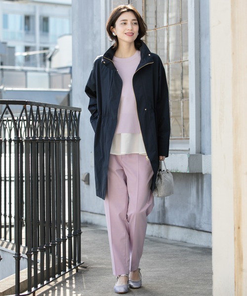 OPAQUE.CLIP（オペークドットクリップ）の「《CLASSY掲載》ミドルスタンドコート【洗濯機洗い可】（その他アウター・レディース・オフホワイト/ネイビー・36/38/40）」の22枚目の写真