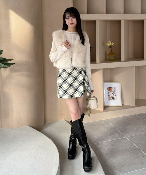 clear（クリア）の「袖口リボンメロウプチハイ長袖カットソートップス[ガーリー 着回し抜群]≪新色追加≫（Tシャツ/カットソー・レディース・アイボリー/グレー/ブラック/ベージュ・F）」の8枚目の写真