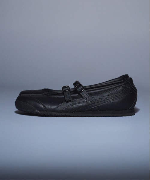 オニツカタイガー メキシコ66 TGRS バレエ シューズ ブラック MEXICO 66 TGRS / メキシコ 66 ティージーアールエス（バレエシューズ