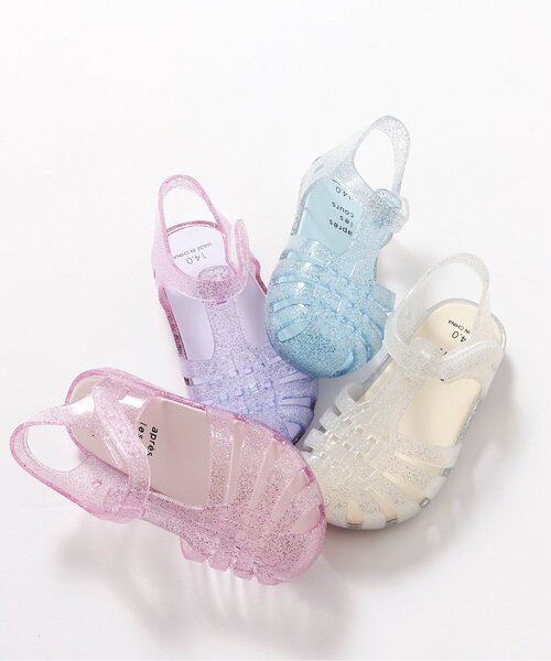 apres les cours（アプレレクール）の「ジェリーサンダル（サンダル・キッズ・サックスブルー/オフホワイト/ラベンダー/ピンク・14/15 /17/18/21/16/20/19）」の20枚目の写真