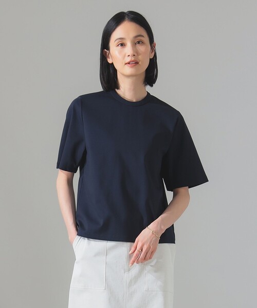 【未使用品】Demi-Luxe BEAMS ビームス Tシャツ オフホワイト F Demi-Luxe BEAMS（デミルクス ビームス）2WAY オーバーシャツ