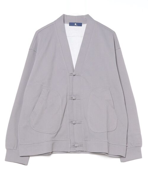rehacer（レアセル）の「R. : Kan-fu Button Wide Cardigan（カーディガン/ボレロ・メンズ・ブラック/グレー・MEDIUM/LARGE）」の4枚目の写真