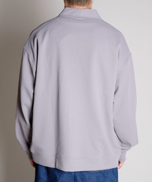 rehacer（レアセル）の「R. : Kan-fu Button Wide Cardigan（カーディガン/ボレロ・メンズ・ブラック/グレー・MEDIUM/LARGE）」の10枚目の写真