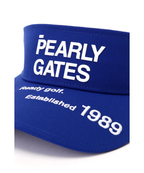 PEARLY GATES（パーリーゲイツ）の「【PEARLY GATES】SWITCH ON リサイクルツイルバイザー (UNISEX)（サンバイザー・レディース・ホワイト/ネイビー/ブルー・FREE）」の22枚目の写真