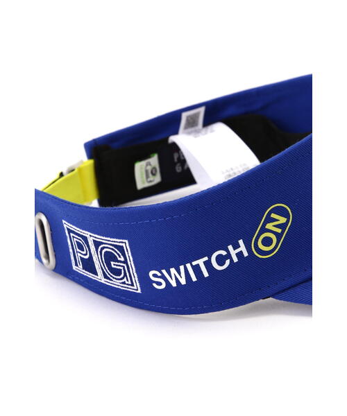 PEARLY GATES】SWITCH ON リサイクルツイルバイザー (UNISEX