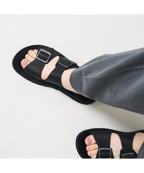 Clarks（クラークス）の「Solsbury Strap / ソルスブリーストラップ（ブラックレザー）（サンダル・メンズ・ブラック・UK10/UK9.5/UK9/UK8.5/UK10.5/UK8/UK7.5/UK7/UK6.5/UK6）」の20枚目の写真