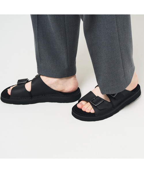 Clarks（クラークス）の「Solsbury Strap / ソルスブリーストラップ（ブラックレザー）（サンダル・メンズ・ブラック・UK10/UK9.5/UK9/UK8.5/UK10.5/UK8/UK7.5/UK7/UK6.5/UK6）」の21枚目の写真