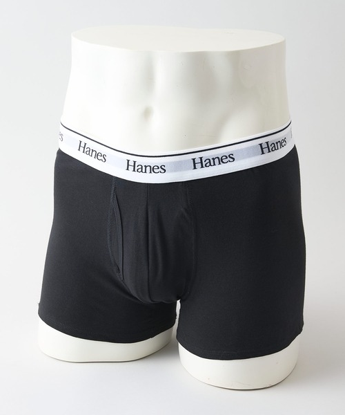 HANES(ヘインズ)の「【HANES/ヘインズ】【3枚セット】ボクサーパンツ 3枚組 コットンストレッチ 前開き 消臭加工 Fresh IQ(ボクサーパンツ・メンズ・その他/その他1・MEDIUM/LARGE/X-LARGE)」の3枚目の写真