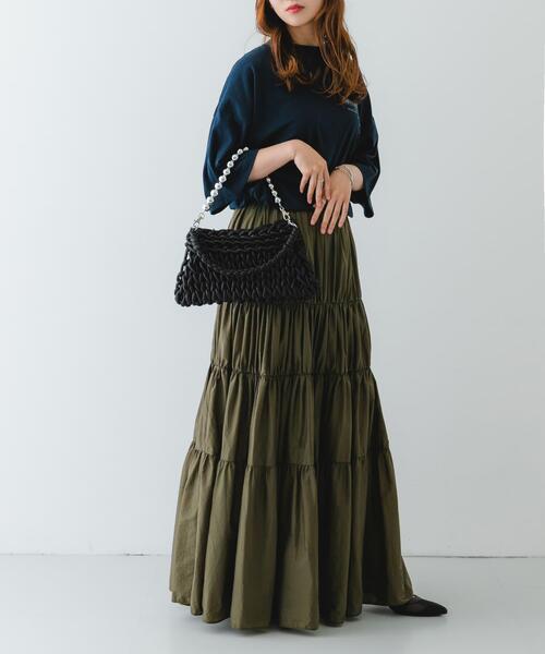 RODE SKO(ロデスコ)の「ボールチェーン付き編み込みバッグ(ハンドバッグ・レディース・シルバー/ブラック・ONE)」の9枚目の写真