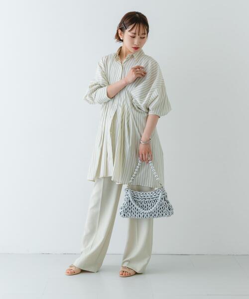 RODE SKO(ロデスコ)の「ボールチェーン付き編み込みバッグ(ハンドバッグ・レディース・シルバー/ブラック・ONE)」の19枚目の写真