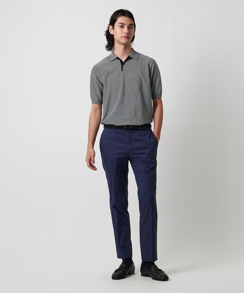 UNITED ARROWS(ユナイテッドアローズ)の「クールモーション ドビー テーパードシルエット COMFORT EASY ーMODEL-接触冷感・吸水速乾-(その他パンツ・メンズ・ネイビー/ベージュ/ダークグレー・48/46/44/50/42/52)」の4枚目の写真