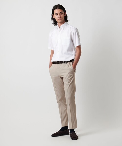 UNITED ARROWS(ユナイテッドアローズ)の「クールモーション ドビー テーパードシルエット COMFORT EASY ーMODEL-接触冷感・吸水速乾-(その他パンツ・メンズ・ネイビー/ベージュ/ダークグレー・48/46/44/50/42/52)」の10枚目の写真
