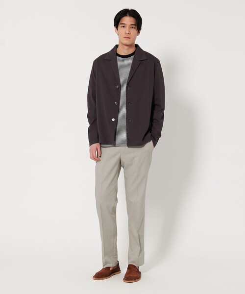 UNITED ARROWS(ユナイテッドアローズ)の「クールモーション ドビー テーパードシルエット COMFORT EASY ーMODEL-接触冷感・吸水速乾-(その他パンツ・メンズ・ネイビー/ベージュ/ダークグレー・48/46/44/50/42/52)」の11枚目の写真