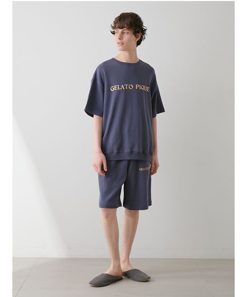 ジェラートピケ gelato pique 【UNISEX】裏毛プルオーバー （GRY