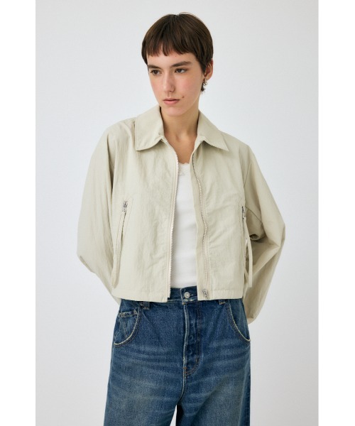 MOUSSY（マウジー）の「TECHNICAL ジャケット（ナイロンジャケット・レディース・ブラウン/ブラック/ライトベージュ・FREE）」の3枚目の写真
