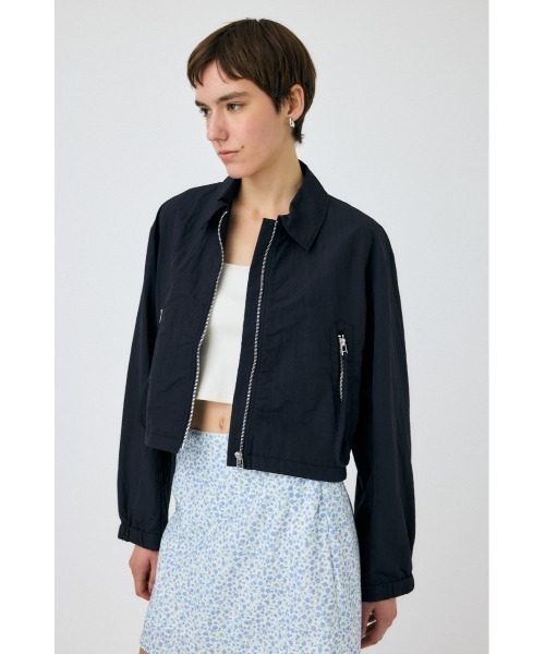 MOUSSY（マウジー）の「TECHNICAL ジャケット（ナイロンジャケット・レディース・ブラウン/ブラック/ライトベージュ・FREE）」の4枚目の写真