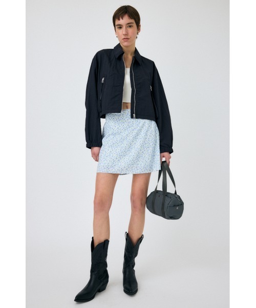 MOUSSY（マウジー）の「TECHNICAL ジャケット（ナイロンジャケット・レディース・ブラウン/ブラック/ライトベージュ・FREE）」の5枚目の写真