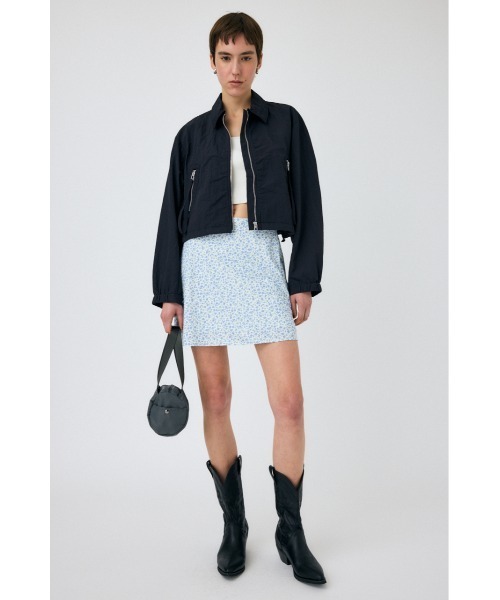 MOUSSY（マウジー）の「TECHNICAL ジャケット（ナイロンジャケット・レディース・ブラウン/ブラック/ライトベージュ・FREE）」の6枚目の写真