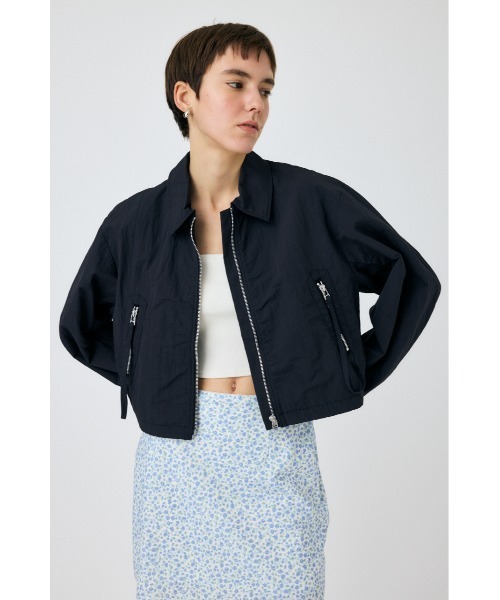 MOUSSY（マウジー）の「TECHNICAL ジャケット（ナイロンジャケット・レディース・ブラウン/ブラック/ライトベージュ・FREE）」の8枚目の写真