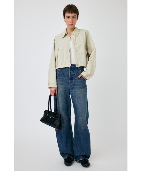 MOUSSY（マウジー）の「TECHNICAL ジャケット（ナイロンジャケット・レディース・ブラウン/ブラック/ライトベージュ・FREE）」の13枚目の写真