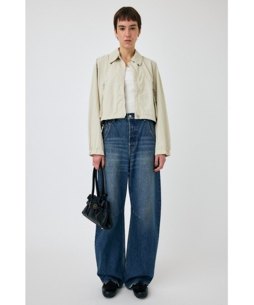 MOUSSY（マウジー）の「TECHNICAL ジャケット（ナイロンジャケット・レディース・ブラウン/ブラック/ライトベージュ・FREE）」の15枚目の写真