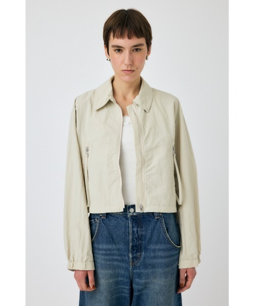 MOUSSY（マウジー）の「TECHNICAL ジャケット（ナイロンジャケット・レディース・ブラウン/ブラック/ライトベージュ・FREE）」の17枚目の写真