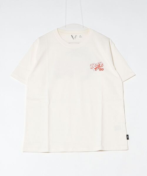 ROXY（ロキシー）の「ロキシー ROXY RETRO RAINBOW TEE（Tシャツ/カットソー・レディース・オフホワイト/ブラウン/イエロー・S/M/L/XL）」の2枚目の写真