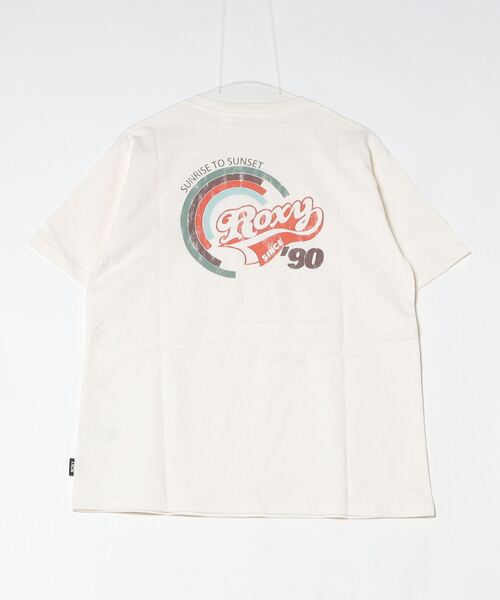 ROXY（ロキシー）の「ロキシー ROXY RETRO RAINBOW TEE（Tシャツ/カットソー・レディース・オフホワイト/ブラウン/イエロー・S/M/L/XL）」の6枚目の写真