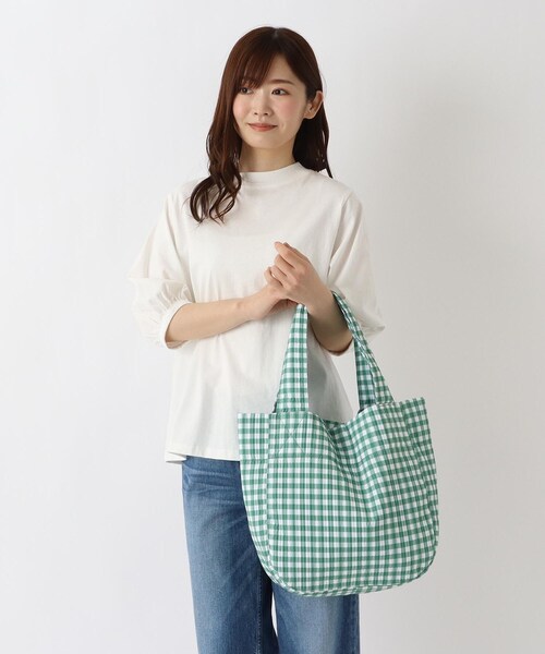 one'sterrace(ワンズテラス)の「JOUET ジョエット ニュアンスプリーツトート(トートバッグ・レディース・グリーン系その他6/ベージュ系8/ブラック系8・99)」の15枚目の写真